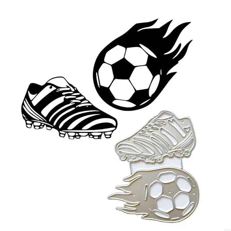 Kxra Football Metal Rutcure Dies Scrapbooking Stencil Die Cuts Card, выборная DIY