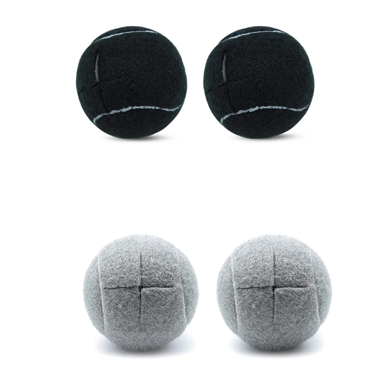 

2 PCS Precut Walker Tennis Ball For Furniture Legs And Floor Protection, Heavy Duty Long Lasting Felt Pad Covering