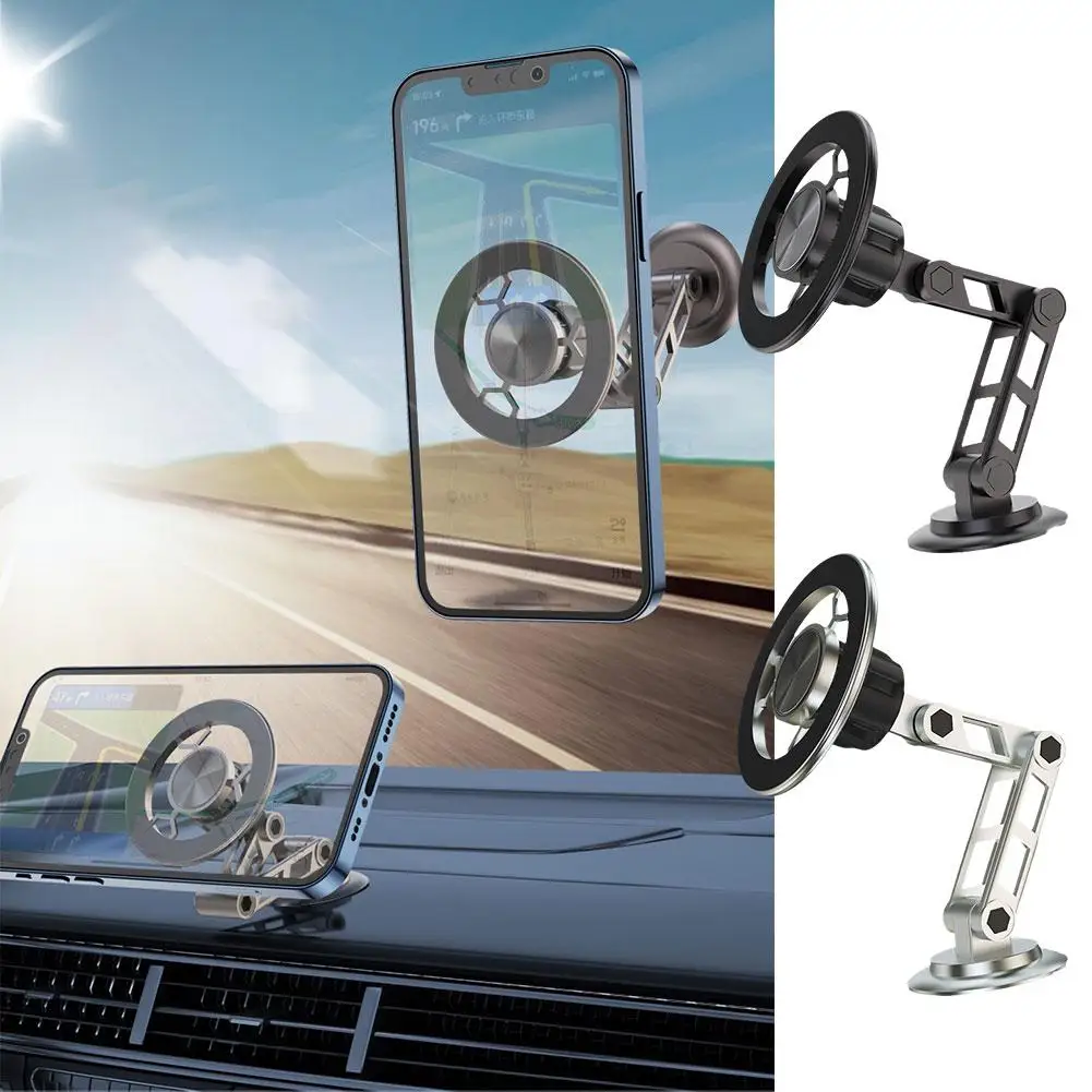 

Магнитный автомобильный держатель для телефона Magsafe, вращающаяся на 720 градусов Складная подставка для телефона, крепление на вентиляционное отверстие, GPS, поддержка Huawei, Xiaomi, I J7B0