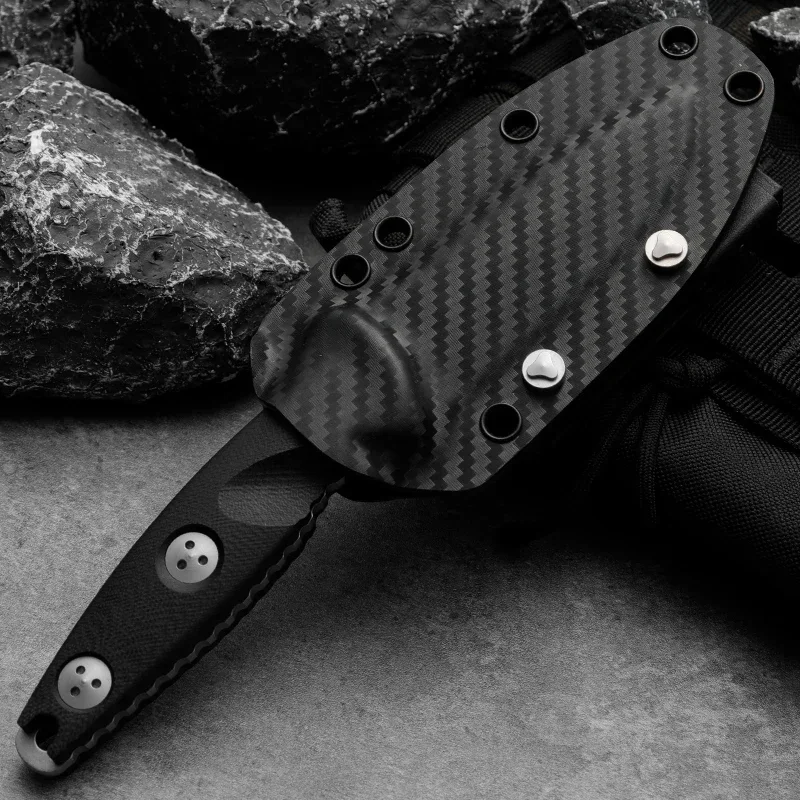 Уличный нож HUANGFU M390 из порошковой стали с ручкой G10 для охоты и приключений выживания
