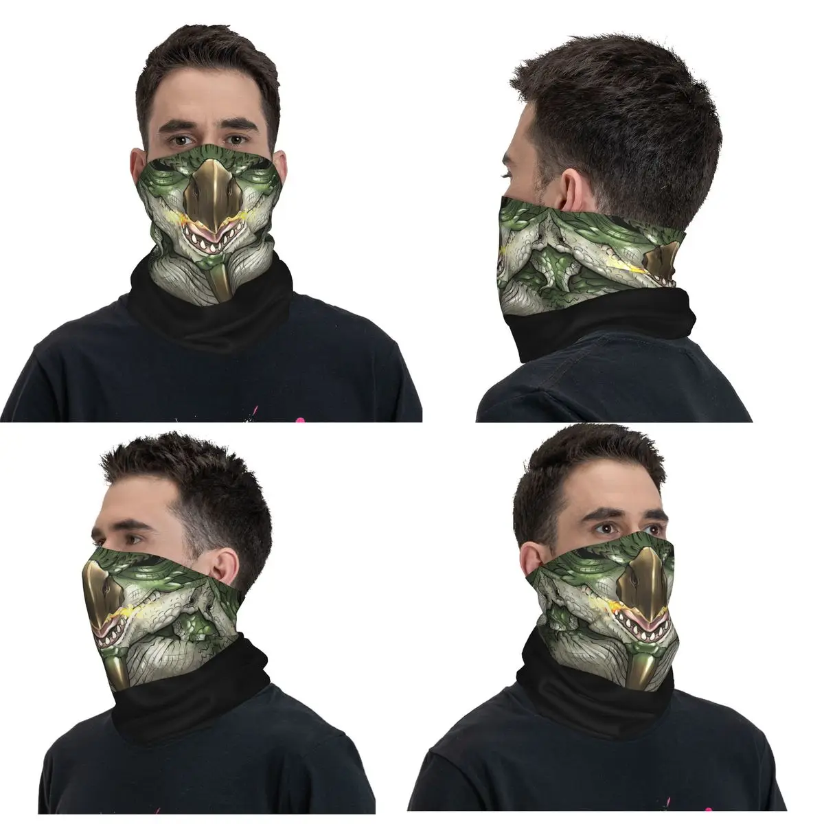 Rathian Green (Monster Hunter World) Face Bandana Neck Gaiter Printed Mask Scarf Warm Headwear Running For Men Women Adult