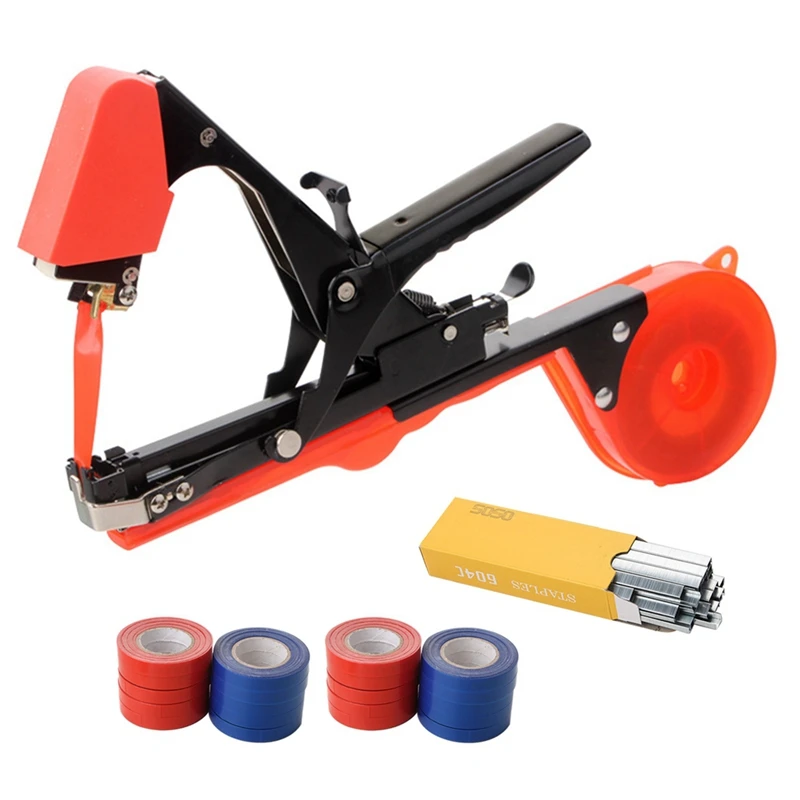 Plant Tying Machine, Vine Tying Tool, Plant Tape Tool With 20 Rolls Tape Gardening Tape Tool For Climbing Plants