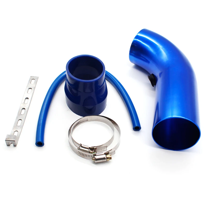 

DEFT Aluminium 76mm Auto Car Cold Air Intake Induction System Pipe Kit Filter Tube System Universal Turbo Induction Pipe Tube