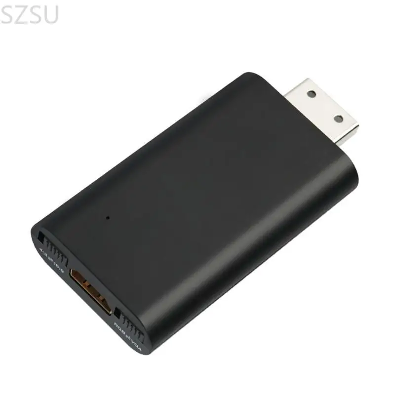 SZSU Gaming Accessories RGBS VGA إلى HDTV Converter 1080P محول ألعاب الفيديو لمحول لعبة وحدة التحكم 16: 9/4: 3 Exchange