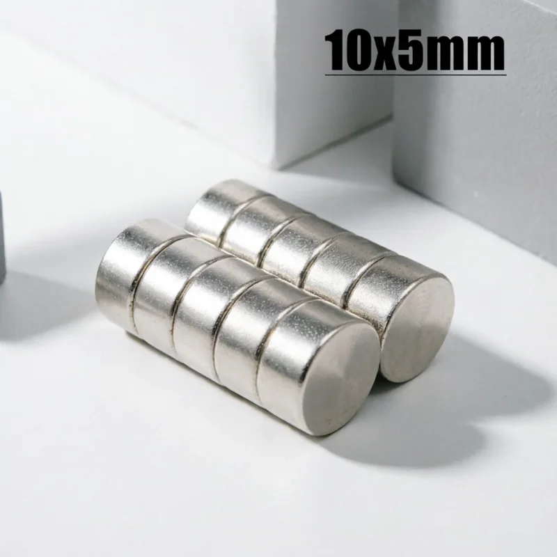 Bulk Pack 10x5mm Permanent Fridge Magnets 10/20/30/50/100/200pcs round Shape Home Decoration Iron Dust Remover Neodymium