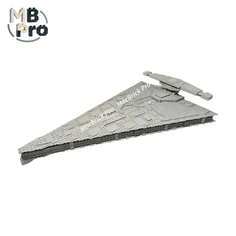 

Mandator IV-Class Warship MOC Building Blocks Sci-Fi Dreadnought Model Assembly Bricks Kit Adult Collection Gift