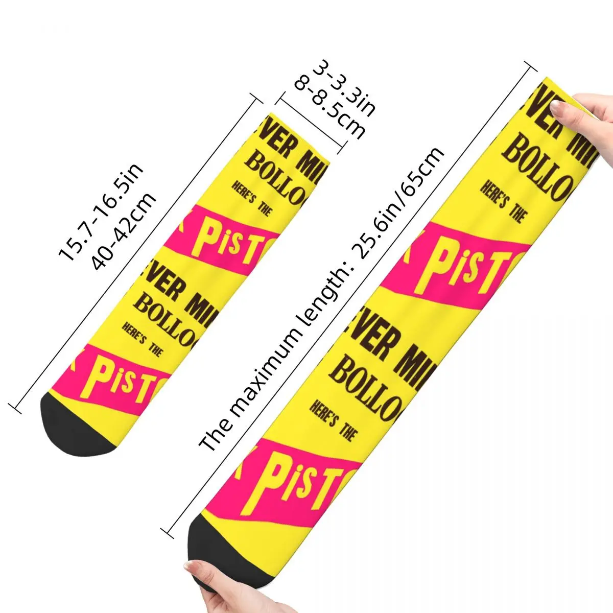 Female Male Sex Pistols Band Socks Soft Fashion Socks Crazy Merch Middle TubeSocks Suprise Gift Idea