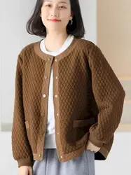 Fashion Design Jackets Women Casual Loose Single Breasted Coats 2025 Spring Autumn Trend O-neck Solid Oversized Jacket Y2k Tops