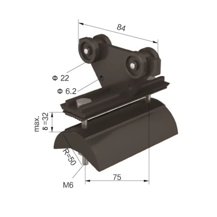 

C30PMC-70 Plastic Middle Trolley