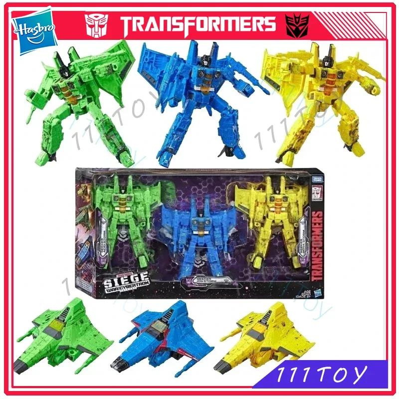 Image of Auf Lager Hasbro Transformers Classic Toy Siege WFC-S52-54 Seeker AcidStorm NovaStorm IonStorm 3er-Pack Actionfigur Geschenk Hobbys