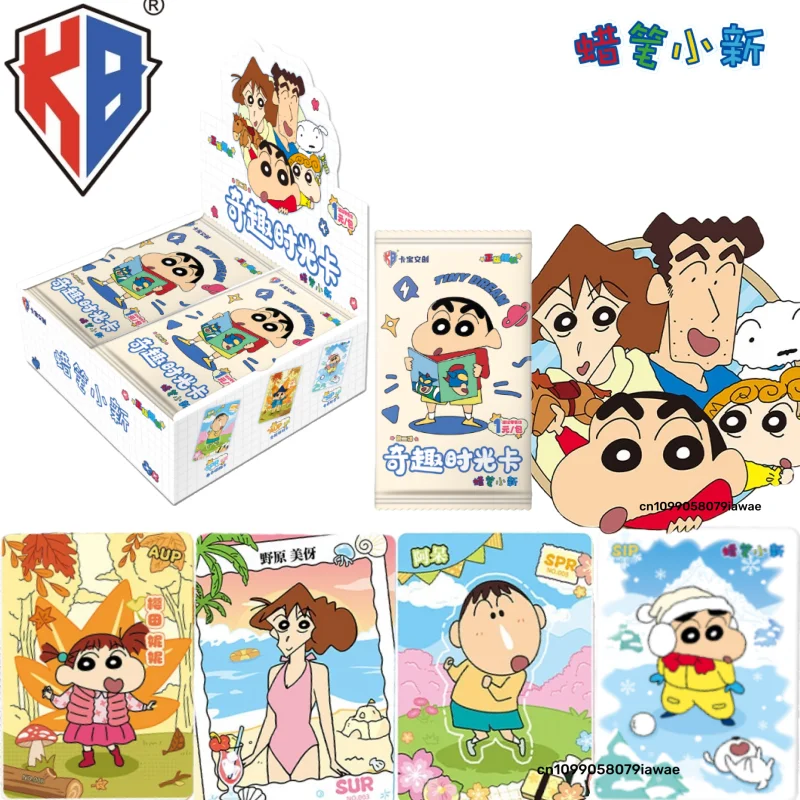 

KB Authentic New Crayon Shin-chan Fun Time Card Set - Anime Merchandise Collectible Cards - Children's Holiday Gift
