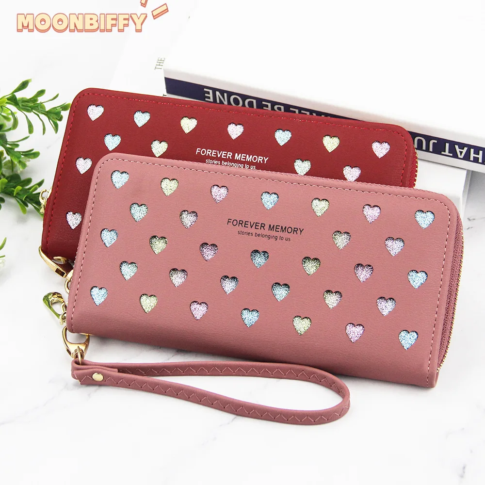 

Women's Purse Ladies Wallet Money Bags Simple Style Coin Purse PU Leather Thin Wallets Female Card Holder Solid cartera hombre