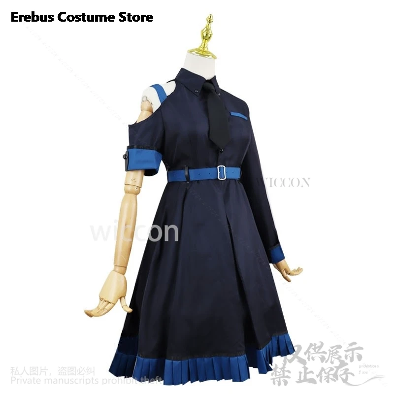 Anime Spel Gakuen Idolm @ Ster Cosplay Katsuragi Lilja Kostuum Pruiken Lolita Jurk Uniform Vrouw Sexy Halloween Verjaardagsfeestje Pak