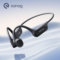 Sanag B33S Bone Conduction Bluetooth Earphone IPX8 Swimming Headphones Choice 32GB Memory Flash-sale Wireless Headset MP3 Earbud