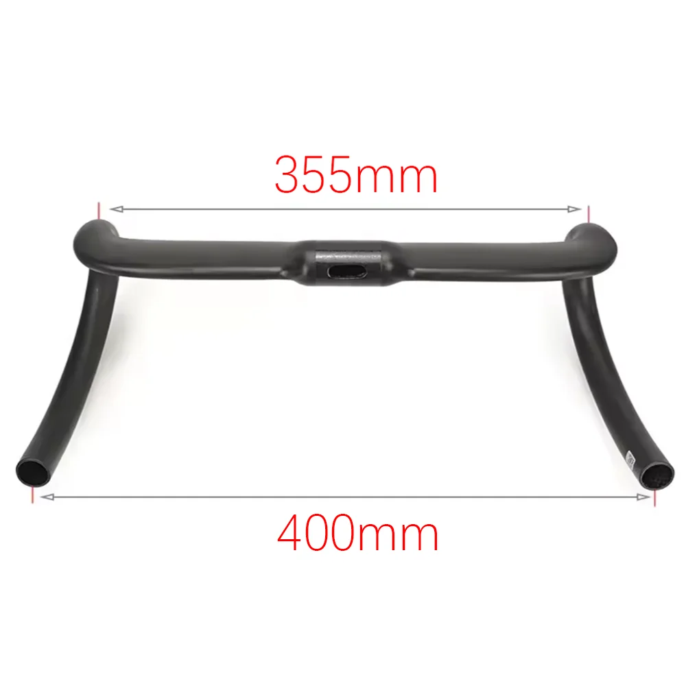 BALUGOE Carbon Fiber Rennrad Griff Mountainbike Lenker Vollständige Interne Verkabelung Professionelle Wettbewerb Radfahren Zubehör