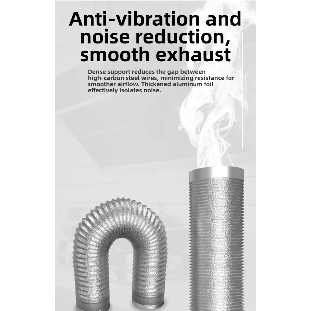 

11111111111111111111111111111111111111111111111111111111 Hose Length 200/300cm For Range Hoods Bathroom Fans