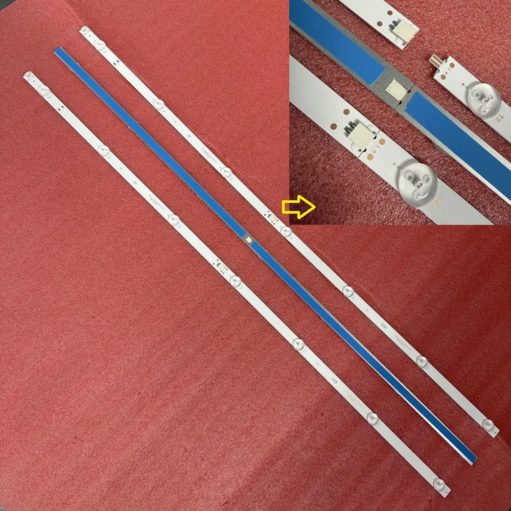 3pcs/set LED Backlight for Samsung UE43J5272AU UE43T5272AU UE43T5202AU UN43T5202AG UA43T6003AK GC43D07-ZC62AG-02 303GC430065