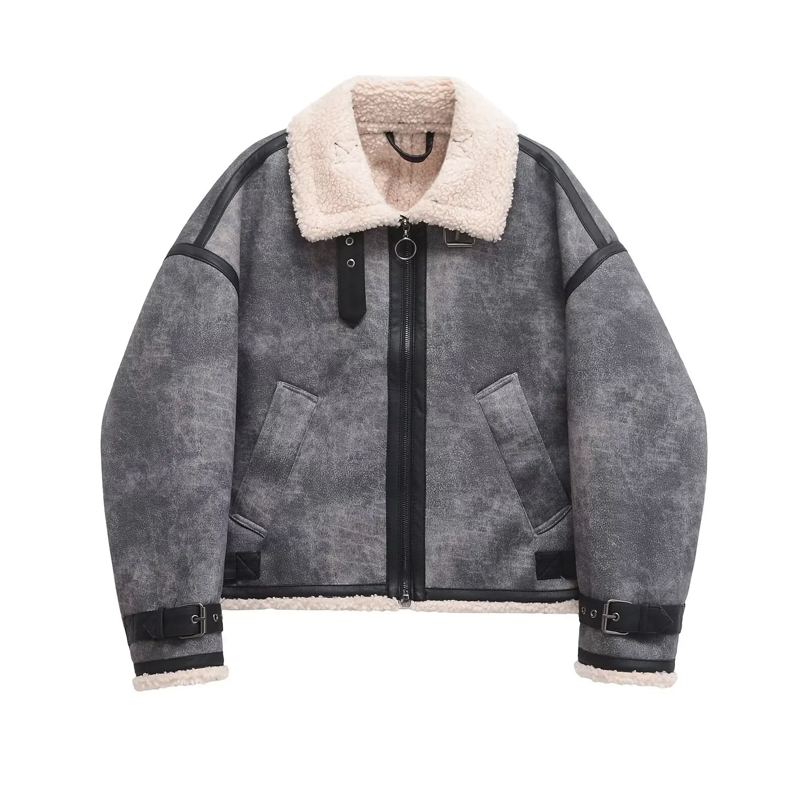 

Осень-зима, двусторонняя уличная мода, пояс для путешествий, повседневный мотоциклетный топ, свободная куртка, пальто для женщин, европейско-американский стиль