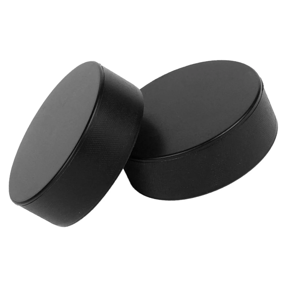 2 uds suministros de entrenamiento de Hockey pelotas gimnasio Puck hielo piezas interiores Pucks niño