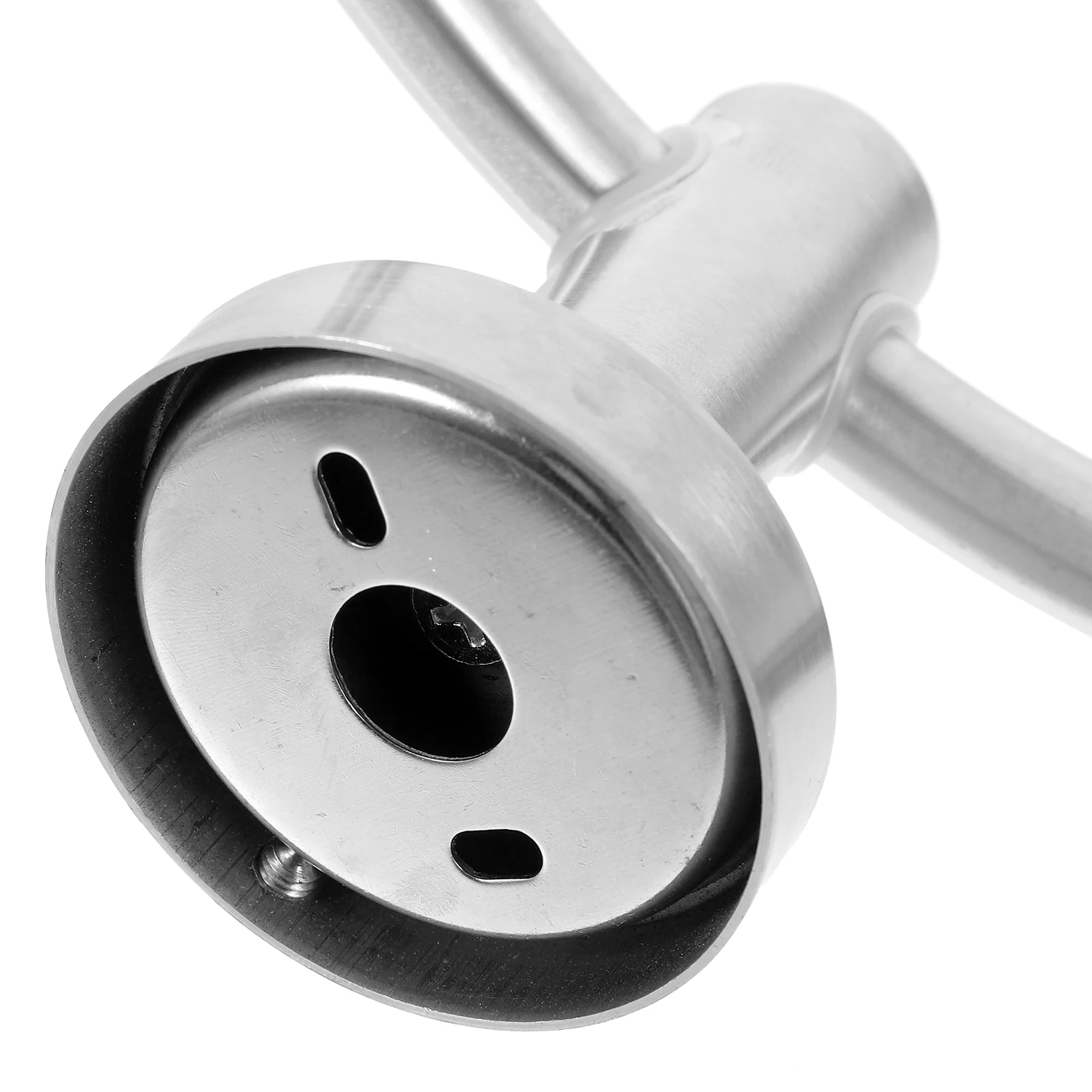 

Aluminum Towel Ring Round Holder Wall Mounted Rack Bathroom Hanger Durable Material Fits Decor Practical Hotel