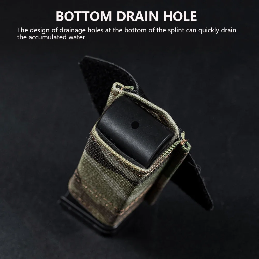 Hunting pistol magazine bag FAST 9mm single Mag bag double Mag hunting air gun holder with nylon support clip