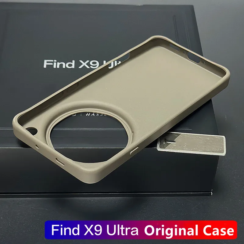 Oryginalne, smukłe, miękkie etui na tył telefonu OPPPO Find X9 Ultra, odporne na wstrząsy, matowe, gumowe, kolorowe, odporne na odciski palców, Funda — zdjęcie produktu 5