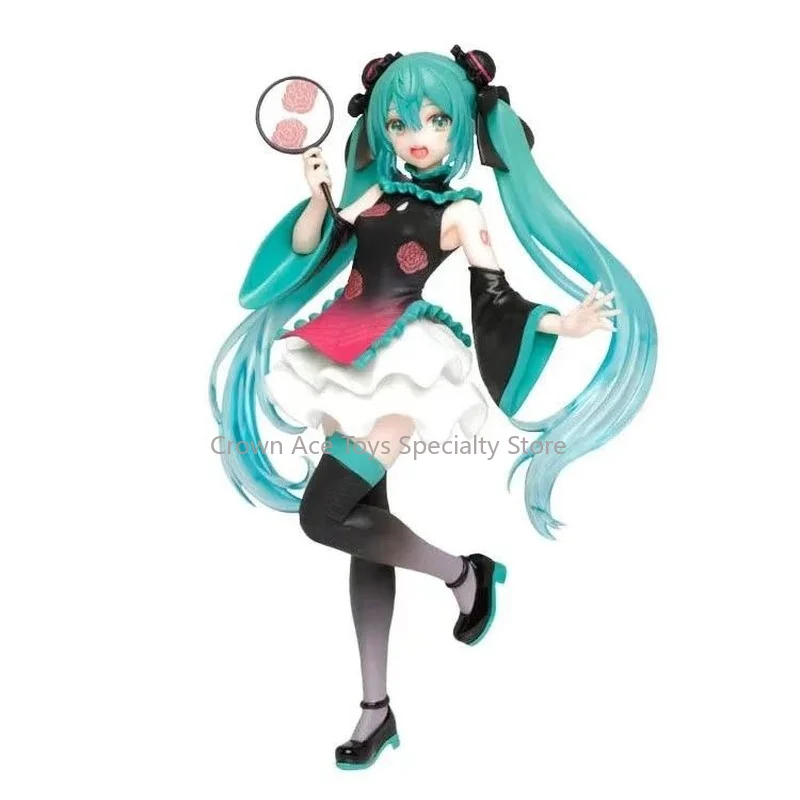 

TAITO Anime Figure Hatsune Miku 2020 Chinese Style Cheongsam Action Figure Toys Doll for Kids Gifts Collectible Model Ornaments