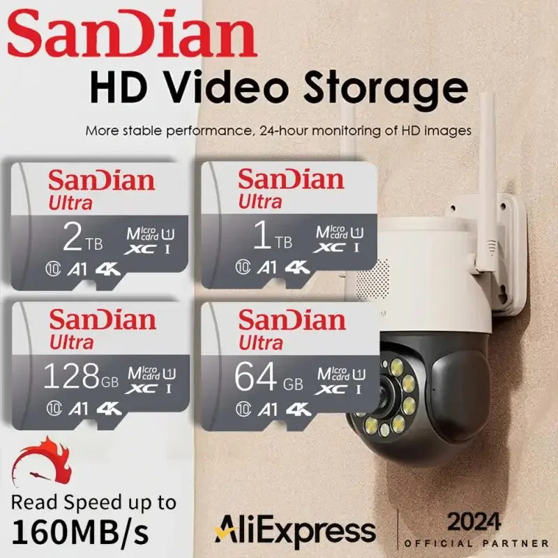 2TB High Speed Memory Card 1TB 512GB 256GB Class 10 Micro TF SD Card 1TB SD Memory Card For Nintendo Switch Phone/Ps4