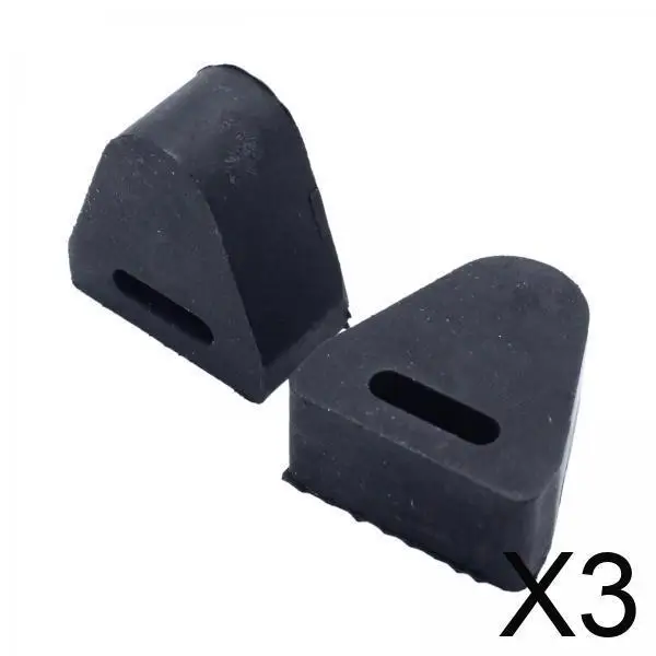 

3 комплекта из 2 черных резиновых ограничителей-упоров для замка задней двери, замена для [номера модели/бренд]