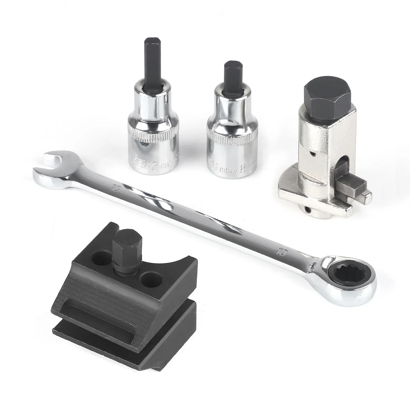 

CNSPEED Suspension Split Hub Knuckle Spreader with Socket Ball Joint Bushing Removal Tool Kit For Volkswagen Audi BMW Ford etc