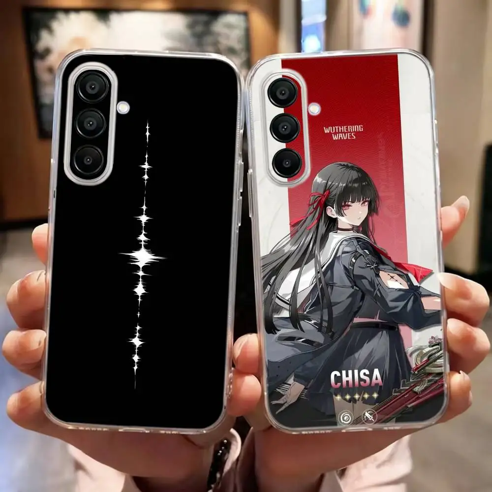 Game wuthering waves C-Chisa  Transparent Phone Case For Samsung A20,21S,30,31,40,50,51,52,70,A71 Ultra Plus FE