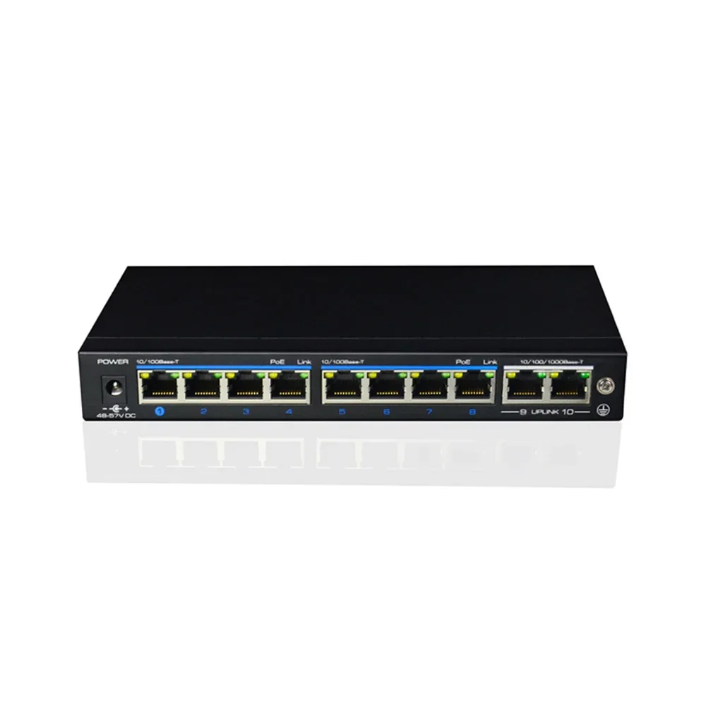 2026 8ch POE Switch for Security Cctv System