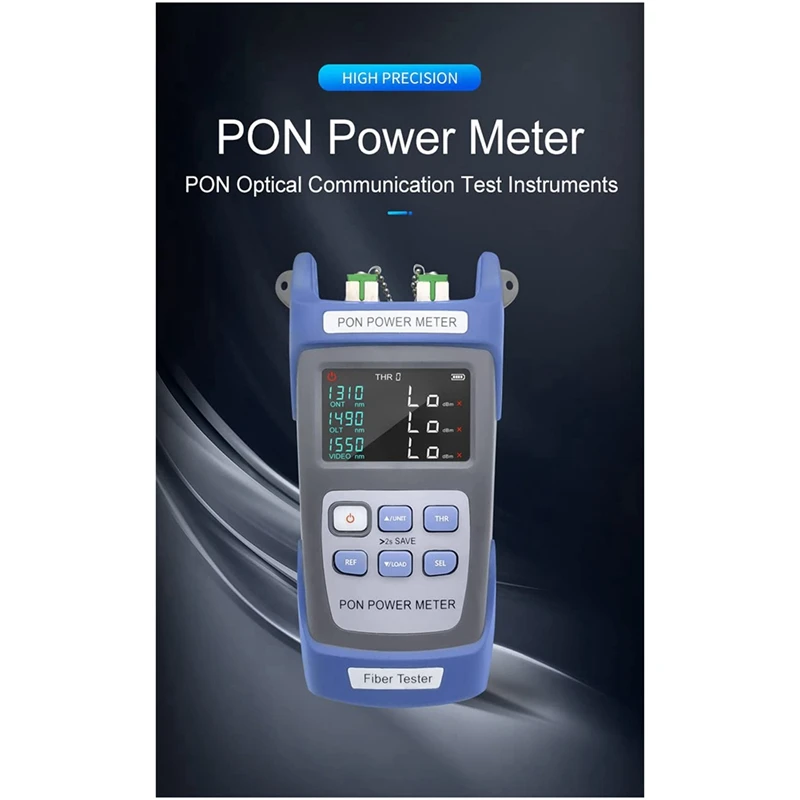 Tm581 Pon Power Meter Sc/Apc Optische Vezel Tester Ont/Olt 1310nm/1490nm/1550nm Voor De Toepassing En Werking