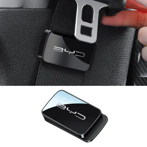 1/2Pcs Universal Magnetic Car Seat Belt Holder Stabilizer For BYD Song Plus Yuan Pro Tang EV F0 F3 Seal u DMi Han Accessories - Image 7