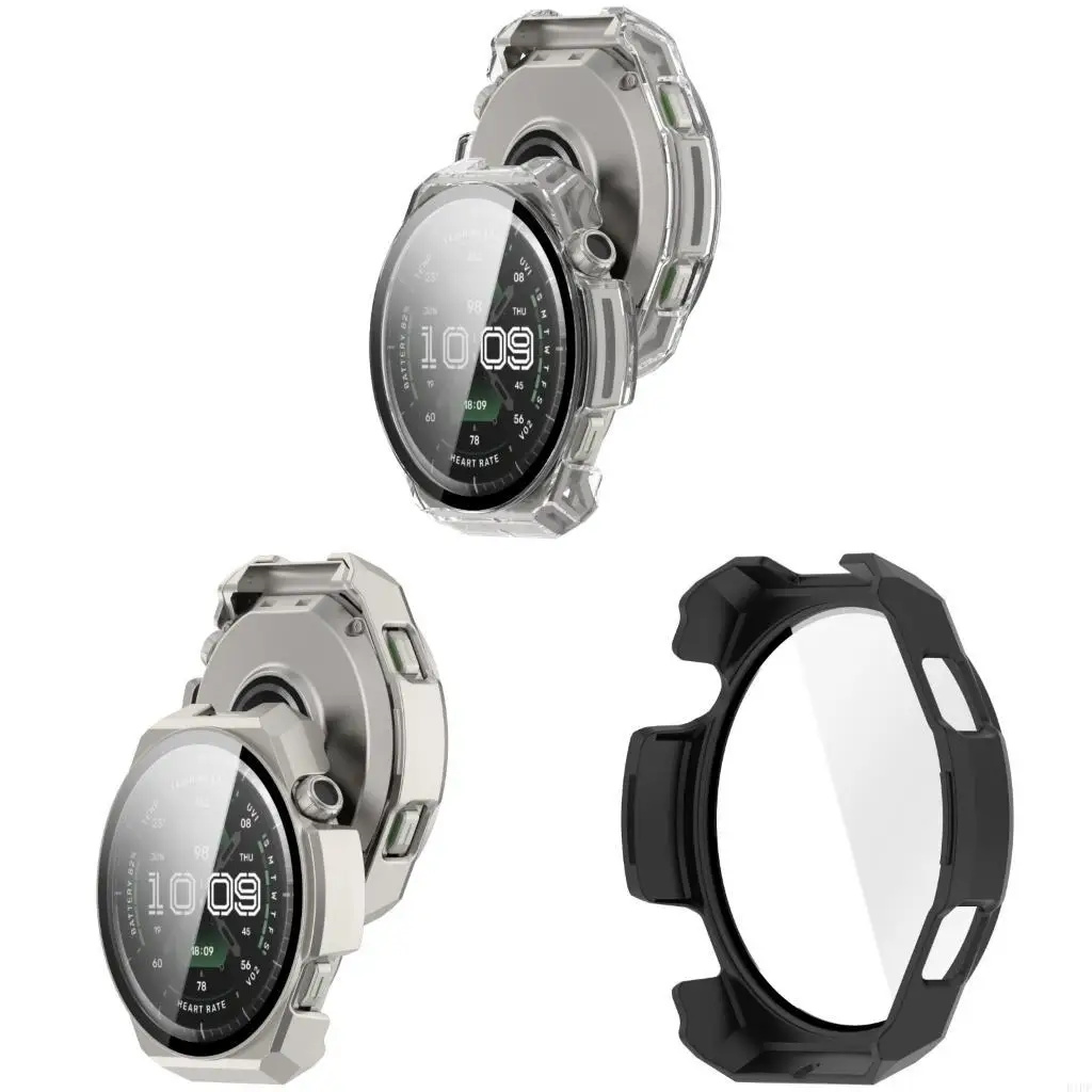 E1PF Smartwatch Cover, 54.8 x 58 mm with Hard Shell for Home Wear
