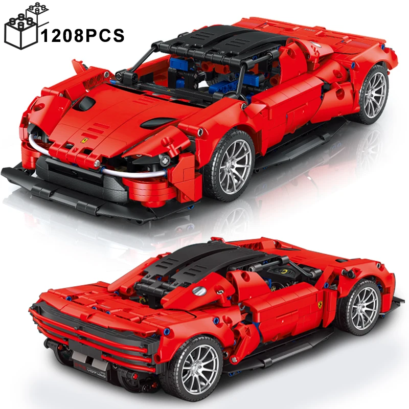 

1208PCS Technical Daytona SP3 City Sport Car Building Blocks No.42143 Assemble Bricks Vehicle Toys Gifts For Kids Children