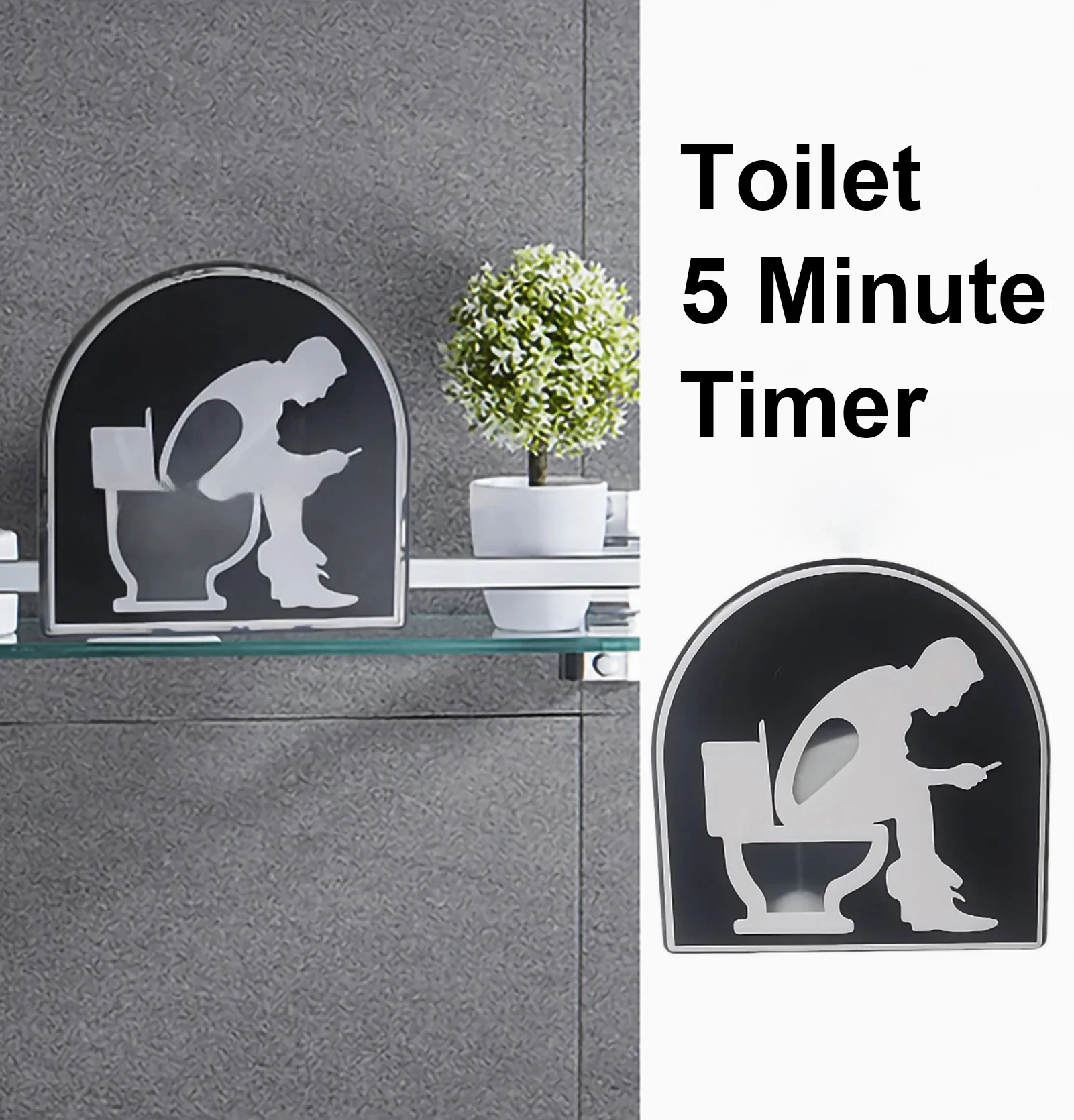 Funny Stool Sand Kids Toilet 5 Minute Restroom Clock Hourglass Bathroom Decoration Timer For Men Husband Dad Birthday Funny Gift