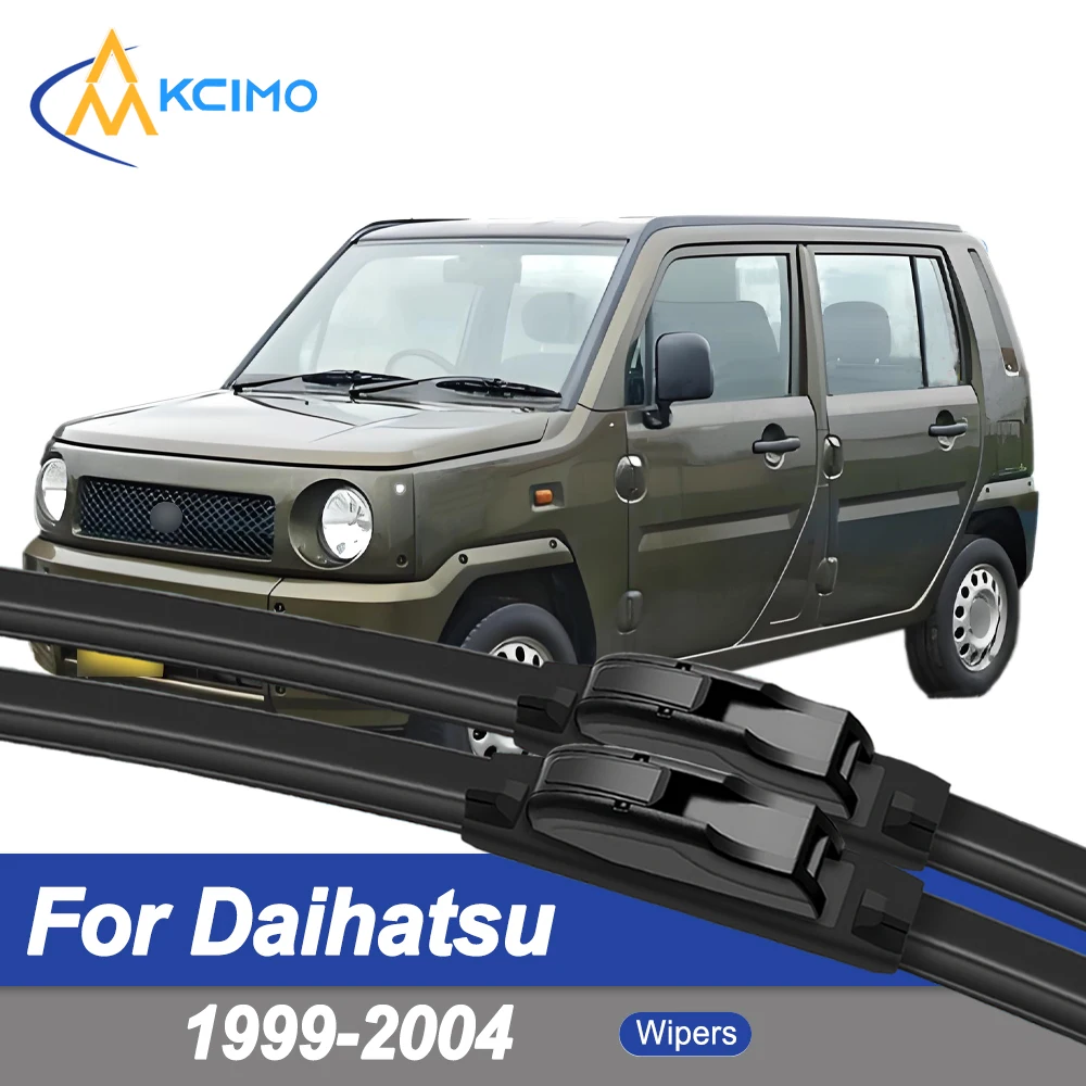 

Premium Rubber Durable Silent Windshield Wiper Blades 2pcs for Daihatsu Naked L750 1999-2004 Front Wiper Blades Set
