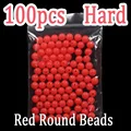 100pcs Hard Red