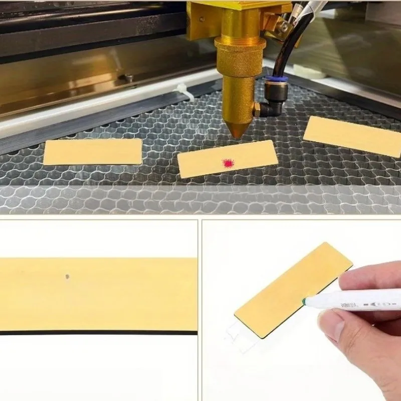 11 pcs Smooth Writable Area Name Tag Brooches, great for Event Staff Badges, Gold Finish Surface, Student Name Tags