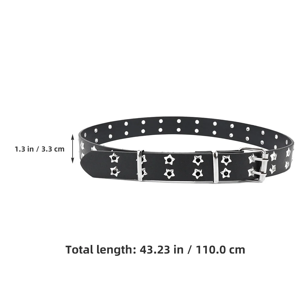 حزام فاسق مرصع بالنجوم للنساء، حزام خصر قابل للتعديل، فستان جينز، أحزمة إكسسوار أنيقة للنساء #3