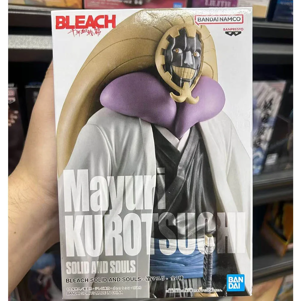 

BANDAI Kurotsuchi Mayuri BLEACH Anime Figure Solid Souls Mayuri Nirvana Model Toy Genuine Boxed Collectible Spot Goods
