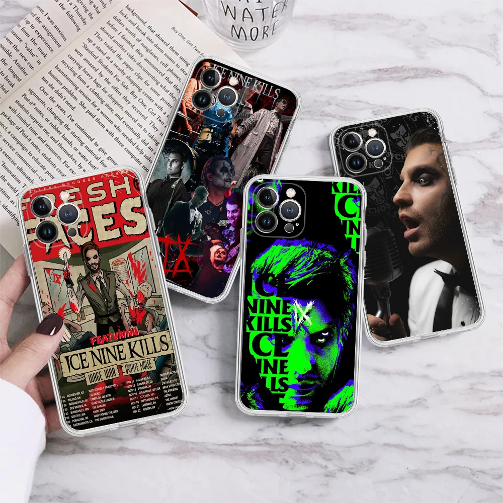 

Ice Nine Kills Band Phone Case Silicone Soft For Iphone 15 14 13 12 11 Pro Mini XS MAX 8 7 6 Plus X XS XR Cover