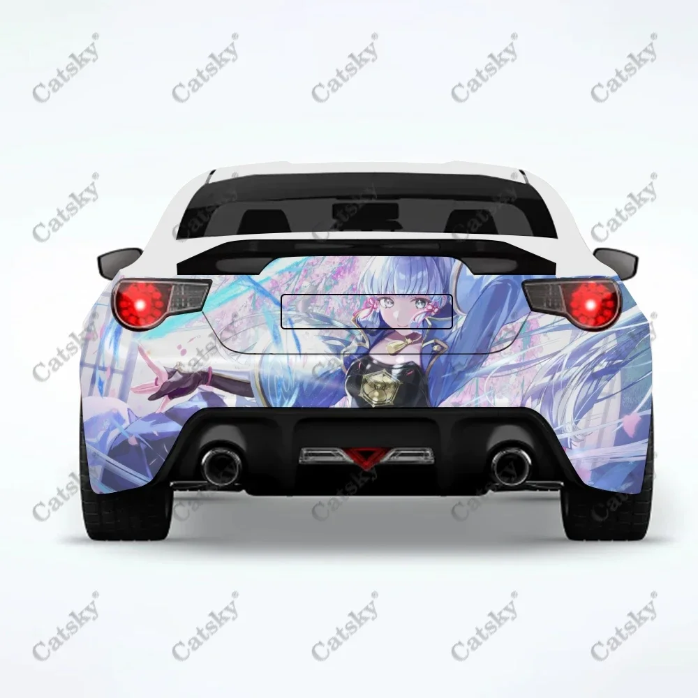 

Kamisato Ayaka genshin impact Car stickers truck rear tail modification painting suitable for truck pain car accessories decals