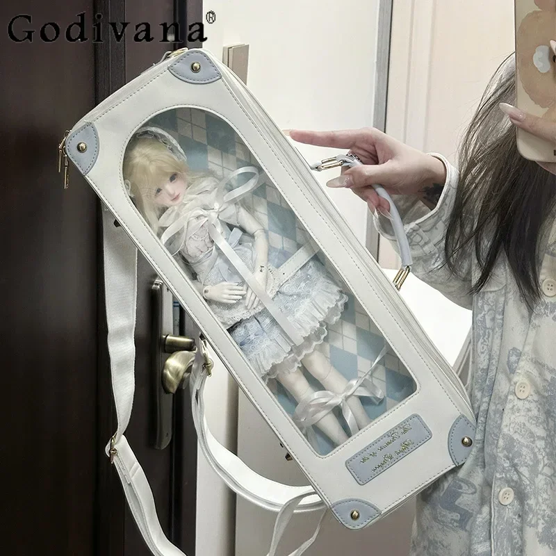 

Original Design Y2k 4 Points Bjd Baby Doll Bag Students Cute Doll Collection Bag Portable Crossbody Shoulder Bjd Shoulder Bags