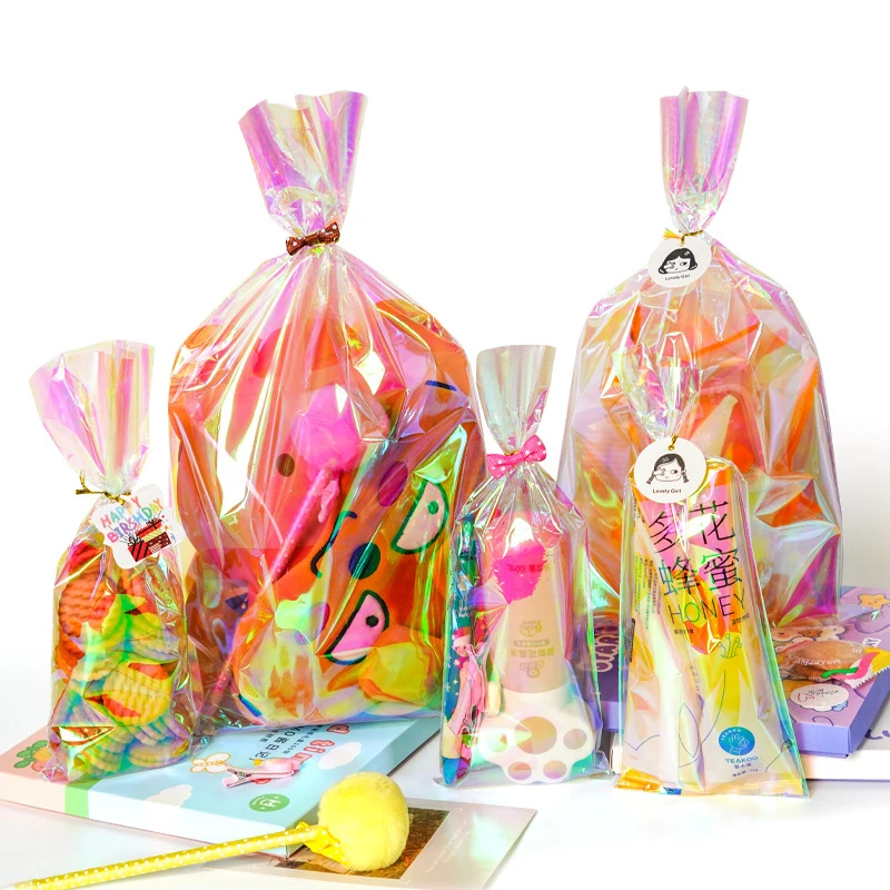 

50 шт./партия, пластиковые пакеты для конфет