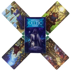 Cartes de Tarot Celtique Universelles, A 78 Deck, Oracle English Visions, Edition Borad