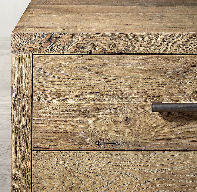 أثاث غرفة نوم داخلية 6 خزانة تخزين خشبية متينة من خشب البلوط الصلب #5