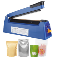 Electric Heat Sealing Machine Kitchen Food Sealer Vacuum Packing Plastic Bag Automatic Impulse Sealer Fast Heating Hand Press