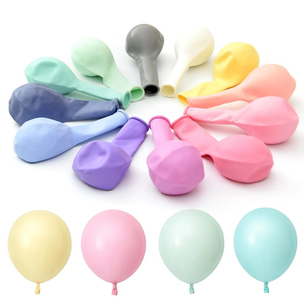 5/10inch Macaron Latex Balloons Pastel Pink Mint Green Blue Balloons for Baby Shower Wedding Birthday Party Decor